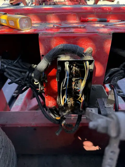 Trailer wiring junction repair